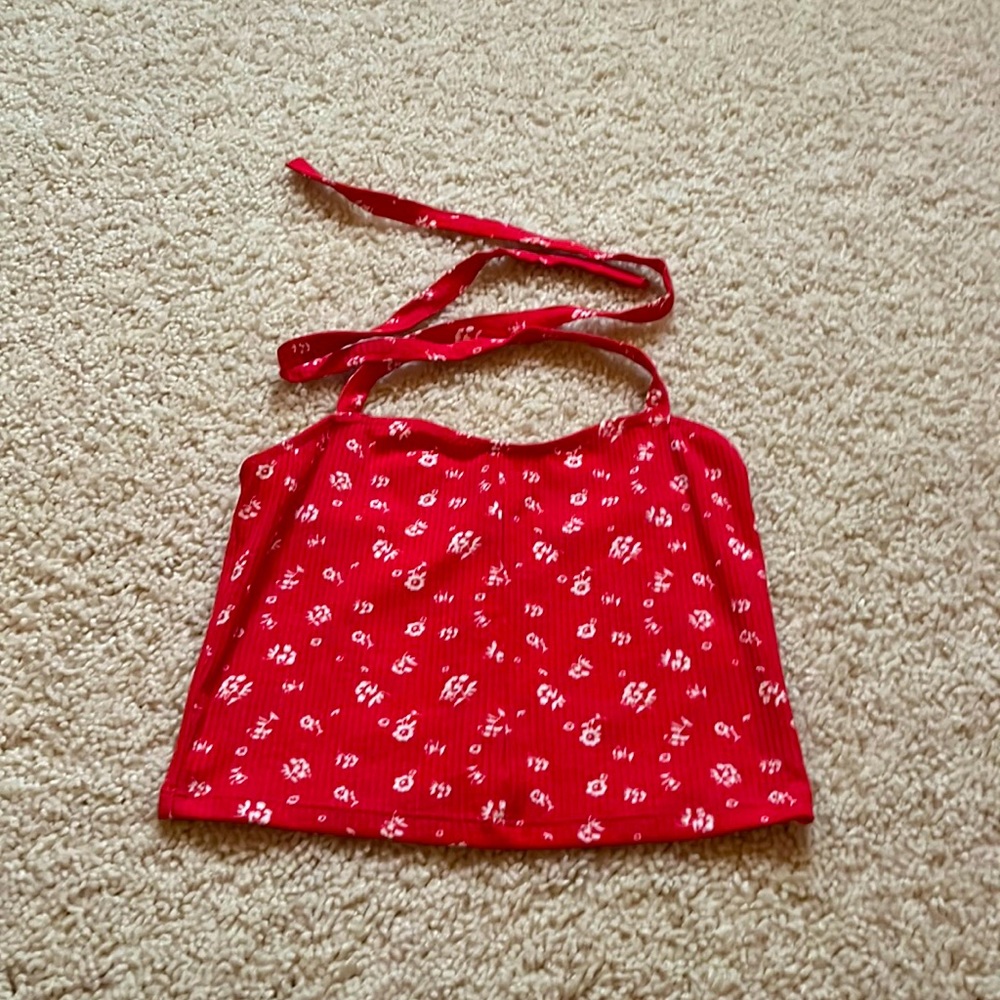 halter crop top